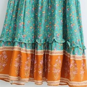 Sienna | Bohemian Floral Maxi Dress